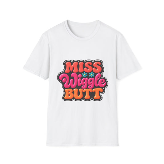Miss Wiggle Butt Retro Graphic T-Shirt