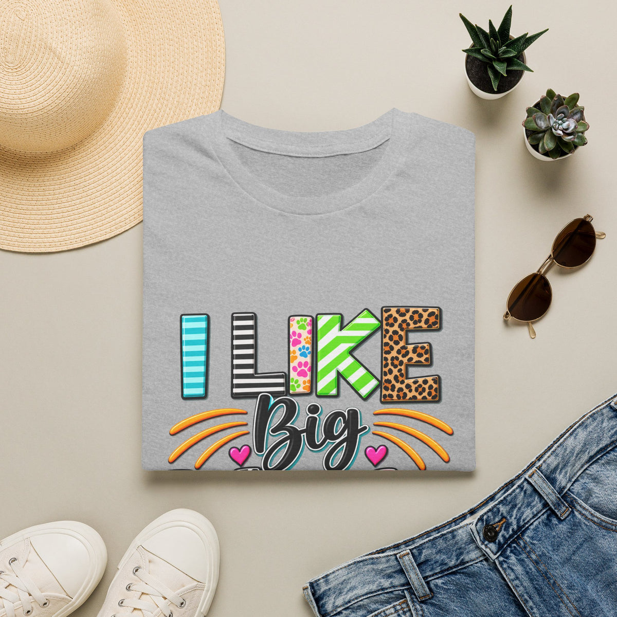 I Like Big Mutts T-Shirt – Colorful Dog Lover Tee