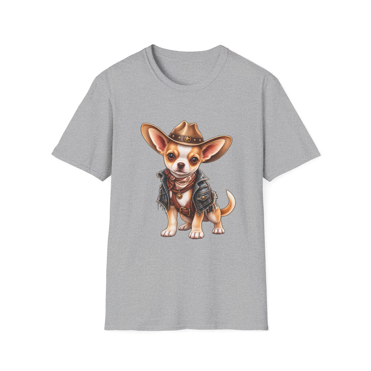 Cowboy Chihuahua T-Shirt —Cute Western Dog