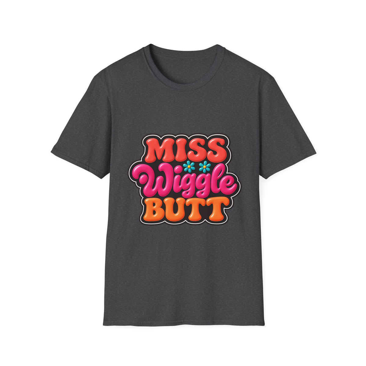 Miss Wiggle Butt Retro Graphic T-Shirt