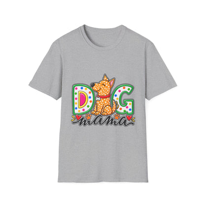 Dog Mom T-Shirt  Polka Dot Pup Tee for Pet Lovers