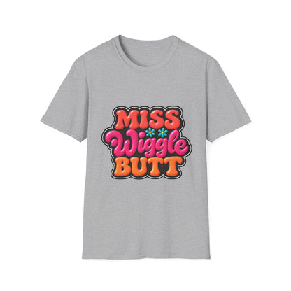 Miss Wiggle Butt Retro Graphic T-Shirt