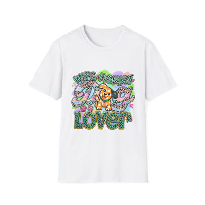 Dog Lover T-Shirt — "Wife Mommy Dog Lover" Cute Puppy Graphic Tee