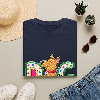 Dog Mom T-Shirt  Polka Dot Pup Tee for Pet Lovers