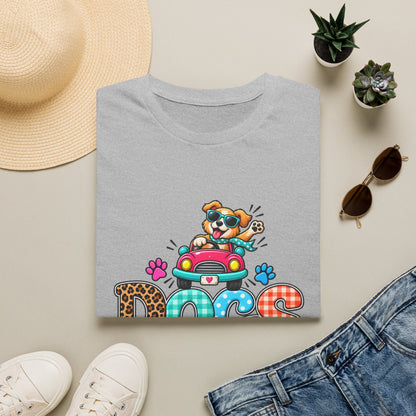 Dogs Welcome Graphic T-Shirt — Cute Puppy Car Design