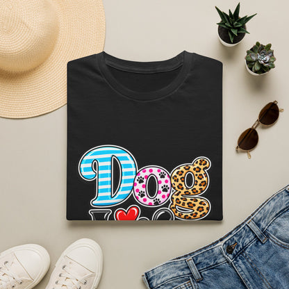 Dog Life T‑Shirt — Colorful Patterned Pet Lover Tee
