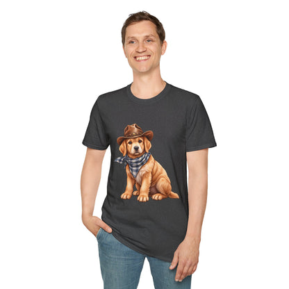 Golden Retriever Cowboy T-Shirt