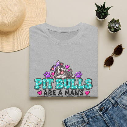 Pit Bulls Are a Man's Best Friend T-Shirt