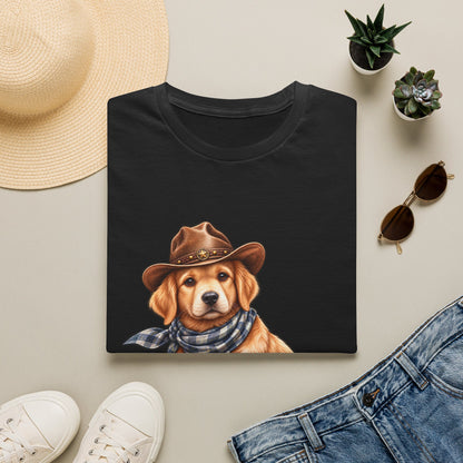 Golden Retriever Cowboy T-Shirt