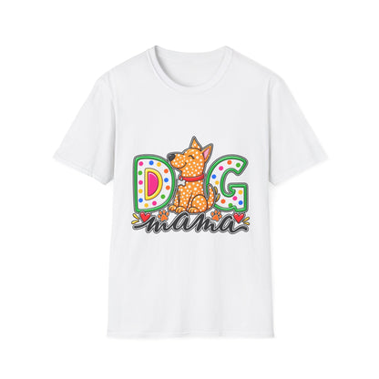 Dog Mom T-Shirt  Polka Dot Pup Tee for Pet Lovers
