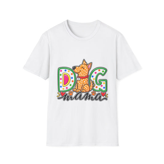Dog Mom T-Shirt  Polka Dot Pup Tee for Pet Lovers