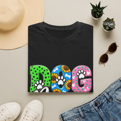 Dog Mama T-Shirt Paw Print Graphic Tee for Pet Lovers