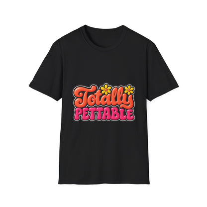Totally Pettable T-Shirt — Retro Floral Graphic Tee
