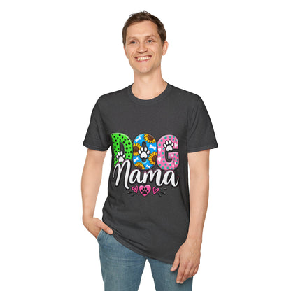 Dog Mama T-Shirt Paw Print Graphic Tee for Pet Lovers