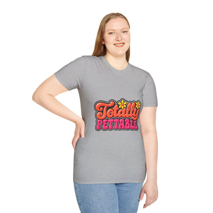 Totally Pettable T-Shirt — Retro Floral Graphic Tee