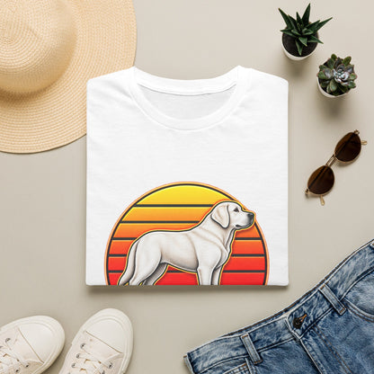 Best Dog Mom Ever T-Shirt – Retro Sunset Labrador Dog Mom Gift