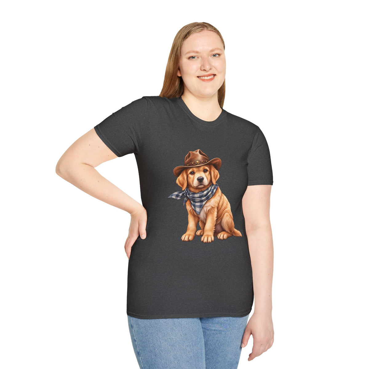 Golden Retriever Cowboy T-Shirt