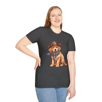 Golden Retriever Cowboy T-Shirt