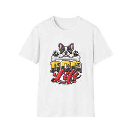 Cute French Bulldog Paw Print Graphic Tee
