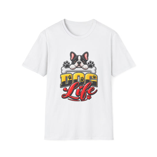 Cute French Bulldog Paw Print Graphic Tee
