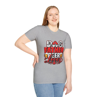 Dog Father Beer Lover T-Shirt