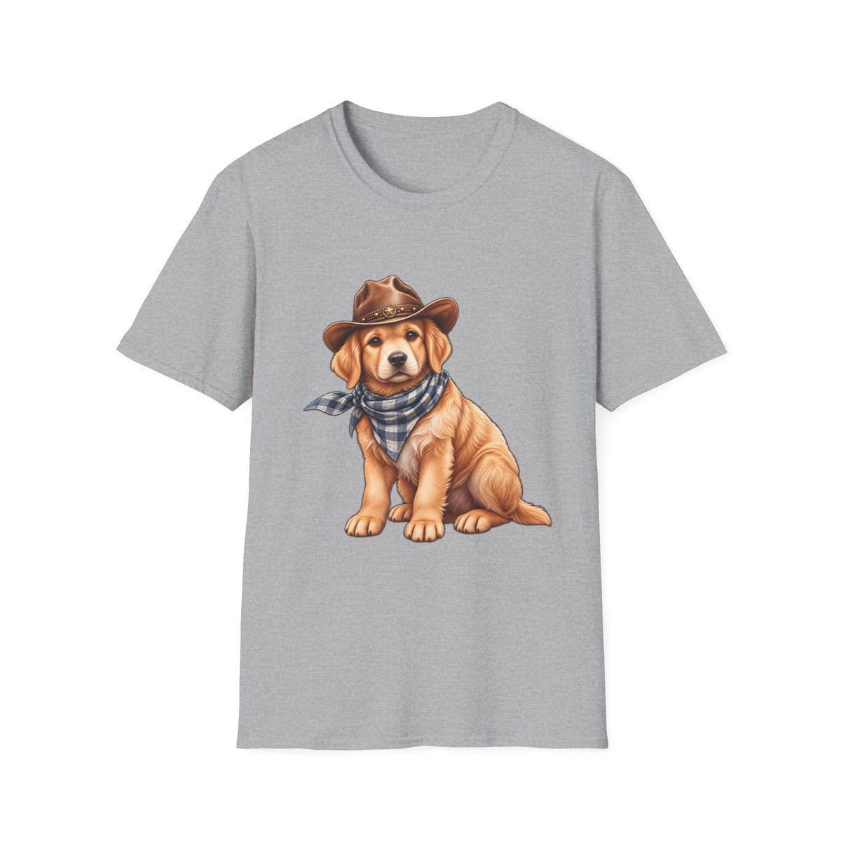 Golden Retriever Cowboy T-Shirt