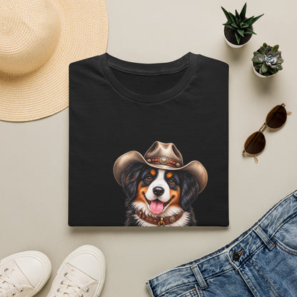 Cowboy Bernese Mountain Dog T-Shirt