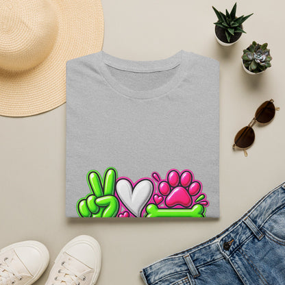 Rescue Vibes T-Shirt — Peace Love Rescue Graphic Tee