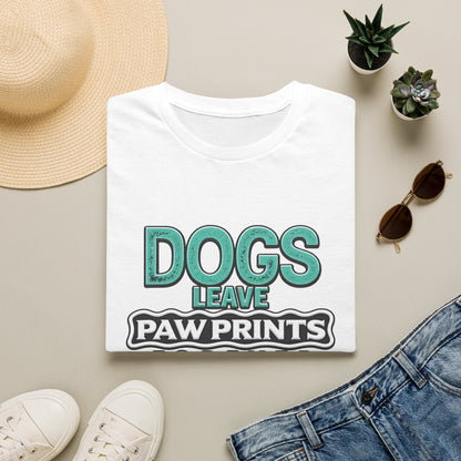 Dogs Leave Paw Prints, Forever in Our Hearts T-Shirt
