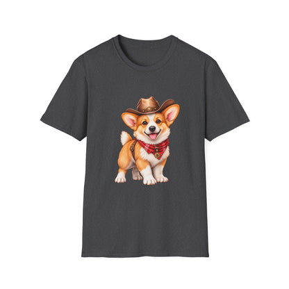Cute Western Dog Tee with 'Howdy' Vibe