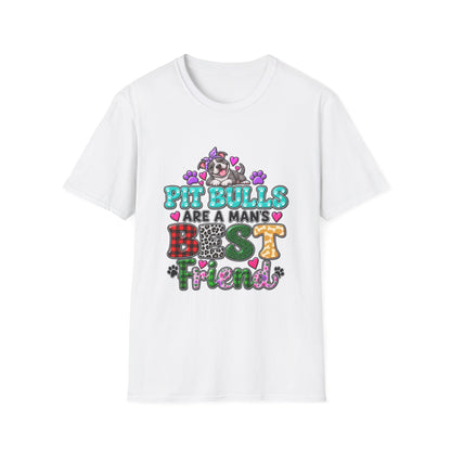 Pit Bulls Are a Man's Best Friend T-Shirt