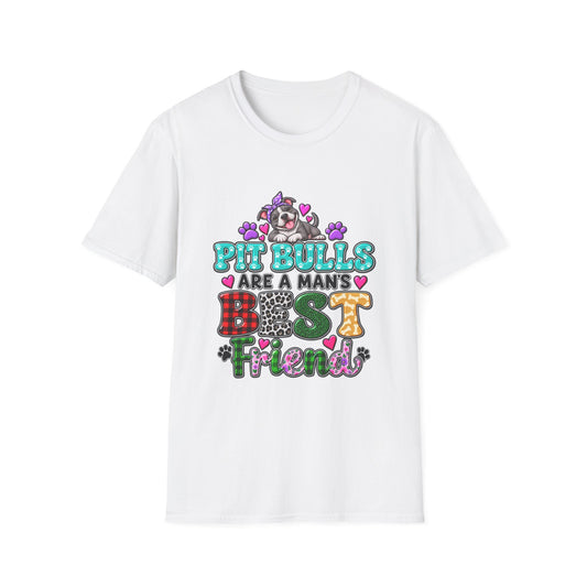 Pit Bulls Are a Man's Best Friend T-Shirt