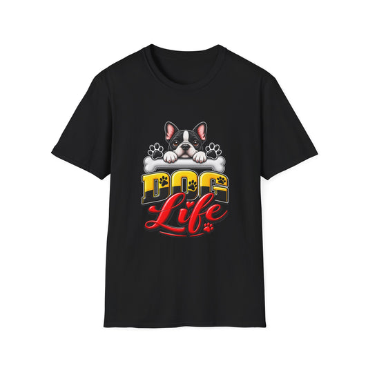 Cute French Bulldog Paw Print Graphic Tee
