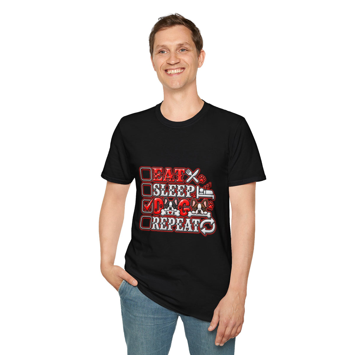 Eat Sleep Dog Repeat T-Shirt