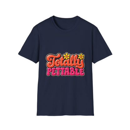 Totally Pettable T-Shirt — Retro Floral Graphic Tee
