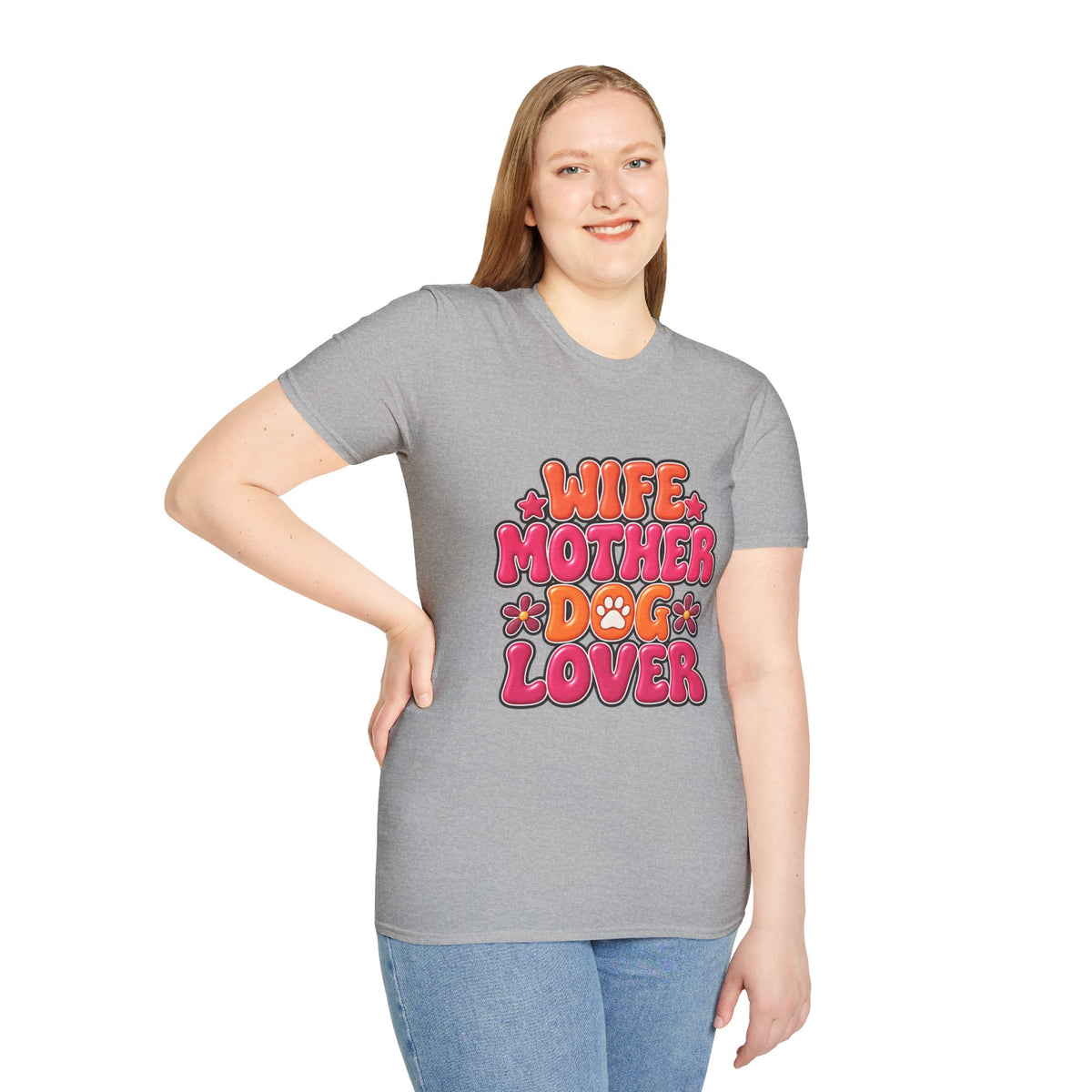 Wife Mother Dog Lover T‑Shirt