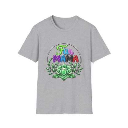 Fun Mama T-Shirt — Colorful Floral Succulent Mom Tee