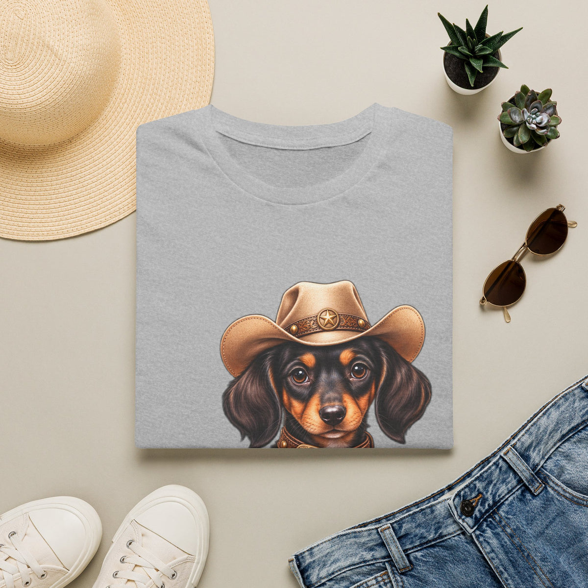 Dachshund Cowboy T-Shirt