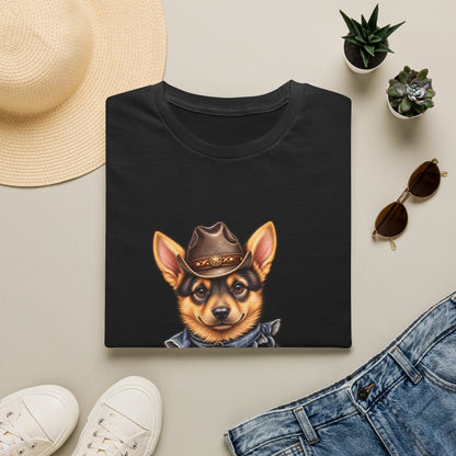 Corgi Cowboy T-Shirt Cute Western Dog Tee