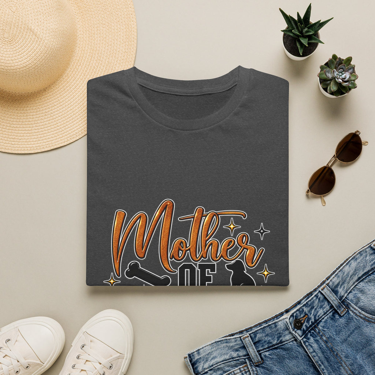 Mother of Dogs T-Shirt — Funny Dog Mom Graphic Tee