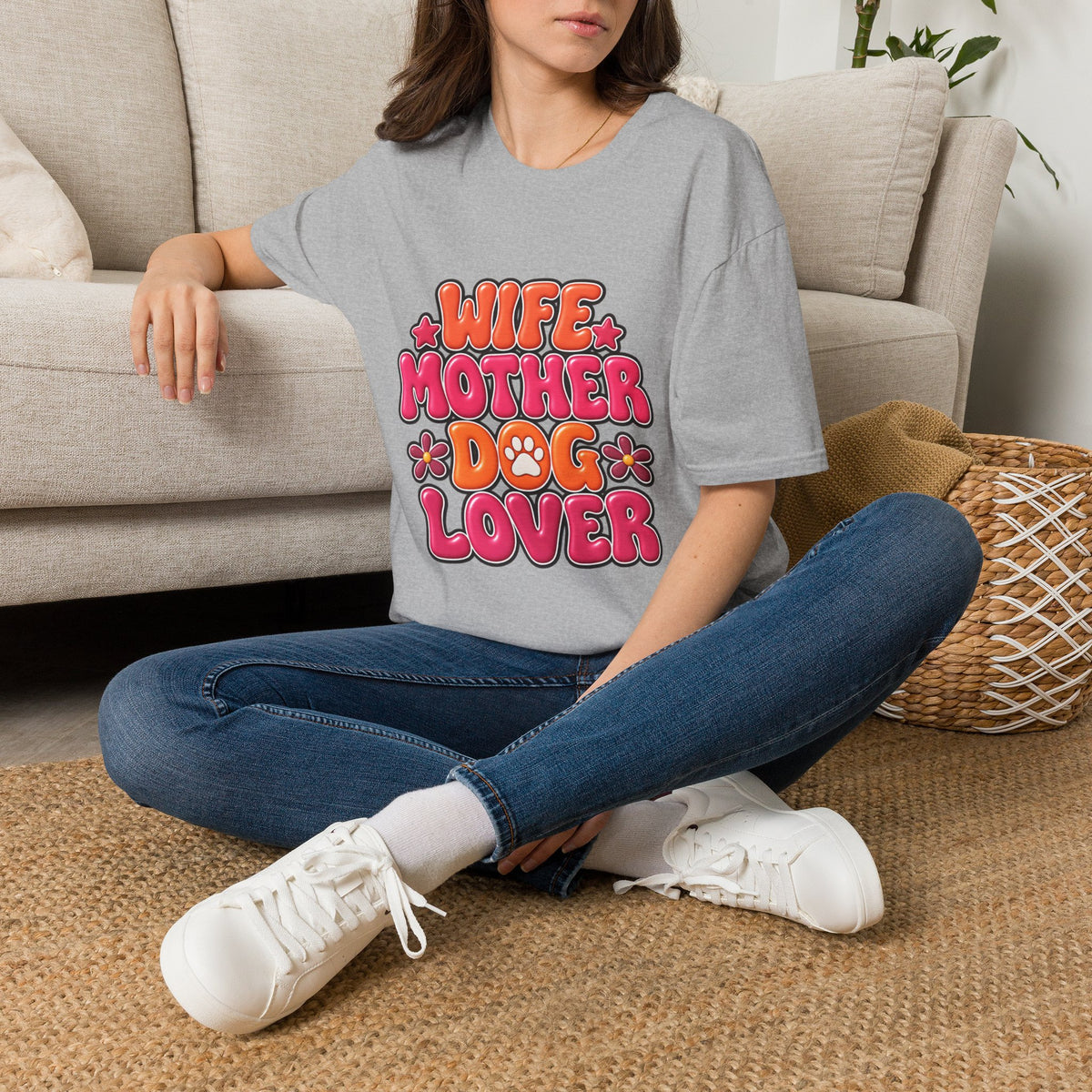 Wife Mother Dog Lover T‑Shirt