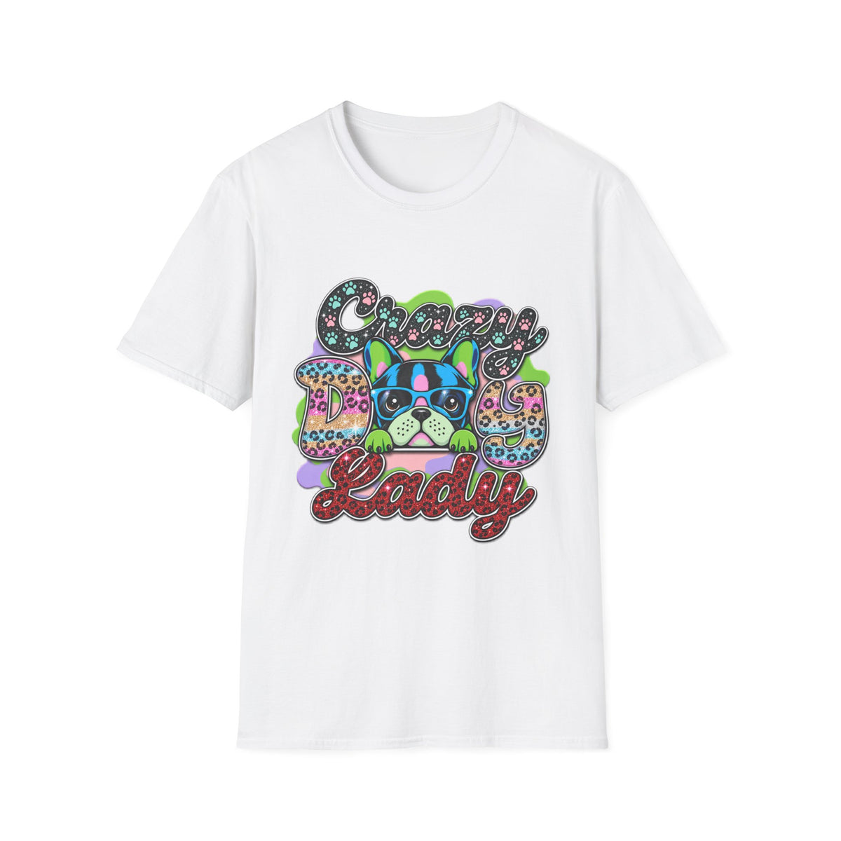 Crazy Dog Graphic T-Shirt