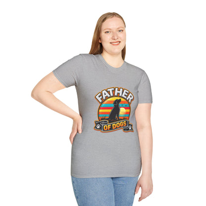 Father of Dogs T-Shirt — Retro Dog Dad Tee