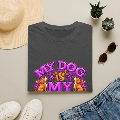Dog Is My Bestie T-Shirt — Cute Paw Print Pet Lover Tee