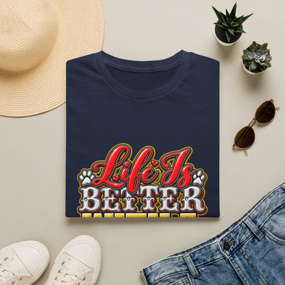 Life Is Better With A Dog T‑Shirt — Retro Pet Lover