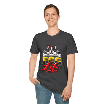 Cute French Bulldog Paw Print Graphic Tee