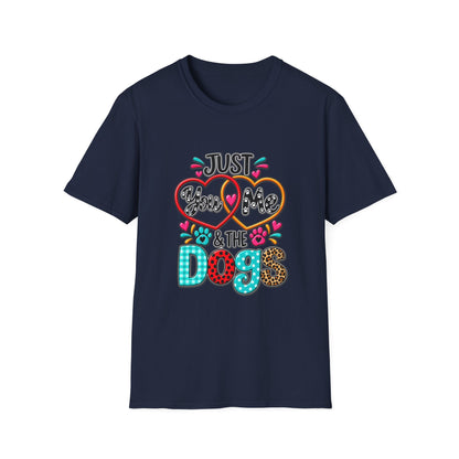 Just Kiss Me & The Dogs T-Shirt — Cute Dog Lover Graphic Tee