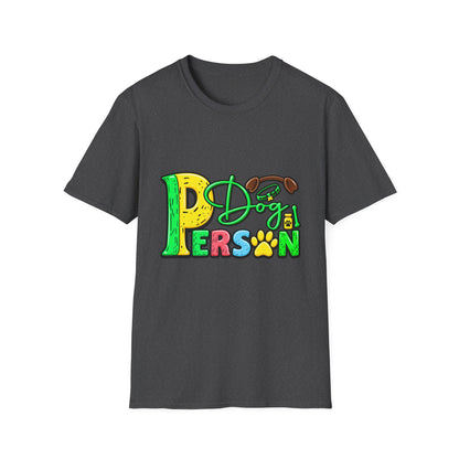 Dog Person T‑Shirt – Cute Paw Print Graphic Tee for Dog Lovers