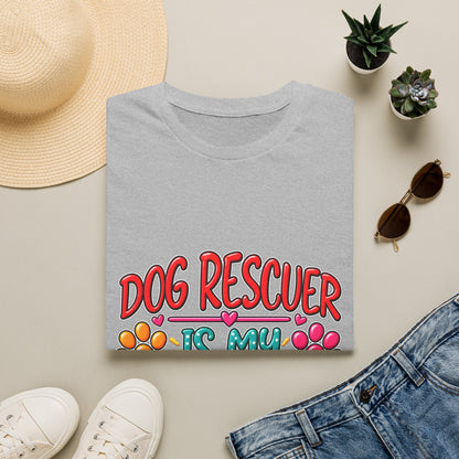"Dog Rescuer Is My Superpower" Graphic Tee