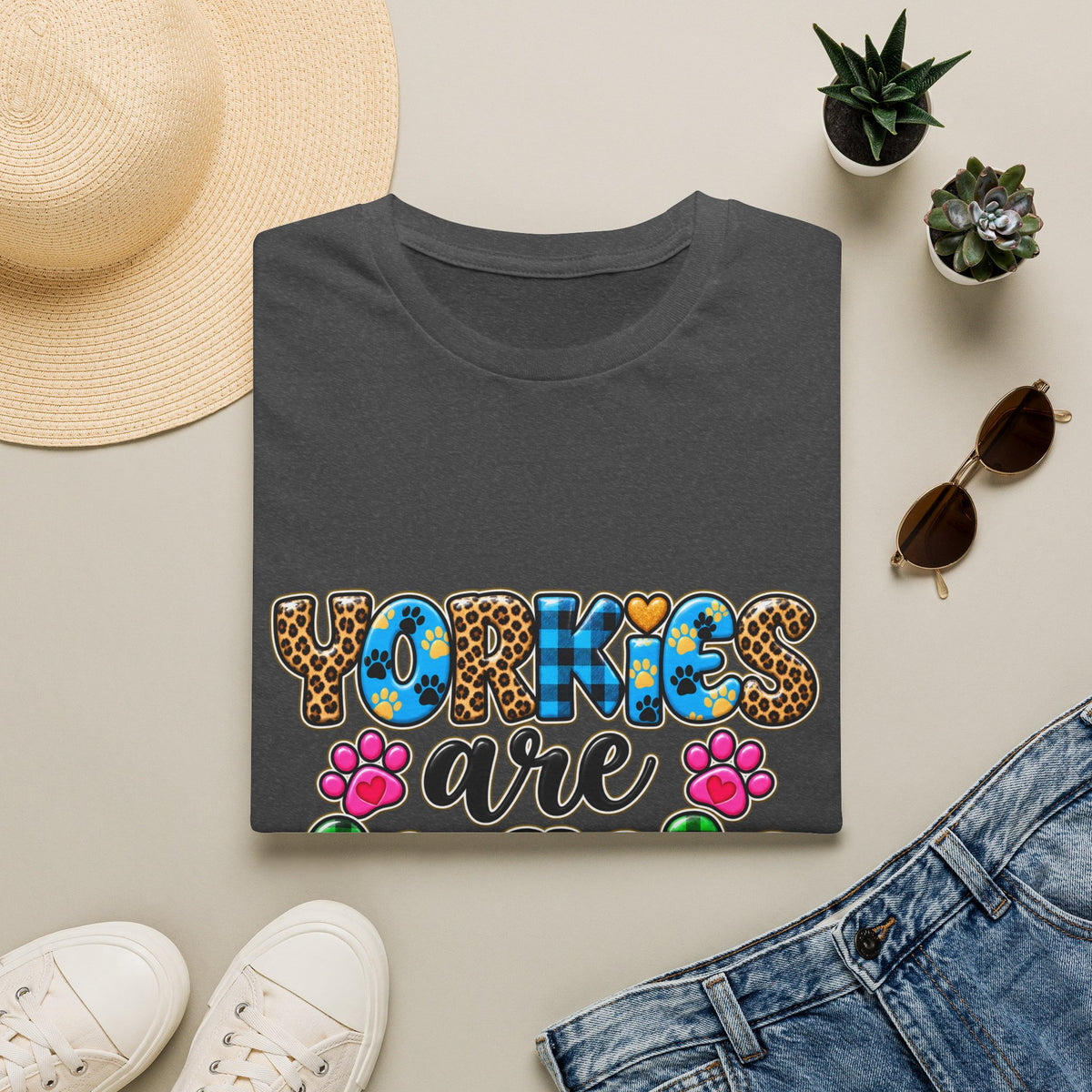 Yorkies Are Angels With Fur T-Shirt